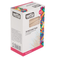 VETTA Зубочистки, в индивидуальной упаковке, 1000шт, бамбук