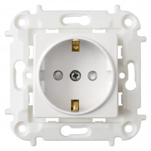 Bylectrica Мастер мех. роз. СУ 1 мест., белый (земля, шторк., корп. ABS) РС16-1006