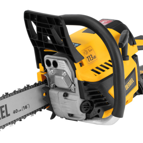 Пила цепная бензиновая DS-4516, шина 40 см, 45 см3, 2,5 л.с, шаг 0,325, паз 1,5 мм, 64 звена Denzel