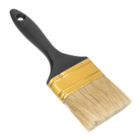 Кисть плоская &quot;Профи&quot; 3&quot;, натуральная щетина, пластмассовая ручка MTX