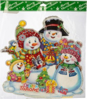 Наклейка "Компания снеговичков" SYTHA- 2823026 Волшебная страна