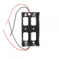 Отсек для элементов питания Robiton Bh2x18650W4 с четырьмя проводами и параллельным соединением PK1