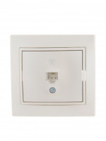 Lezard Мира роз. телеф. СУ 1 мест. перламутр (RJ11) (корпус PC) 701-3030-137