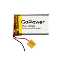 Ак-р Li-Pol GoPower LP603048 PK1 3.7V 900mAh (1/10/250)