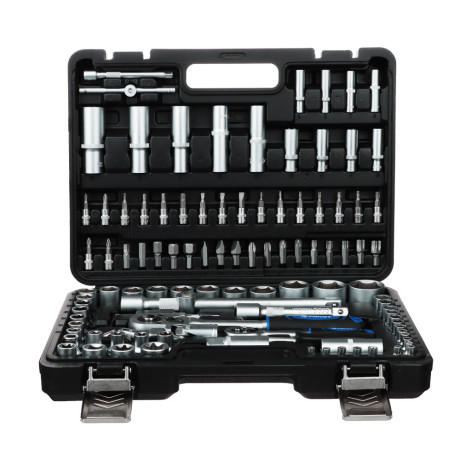 РОКОТ Набор автомобильных инструментов, 108 предметов, 1/4"+1/2"