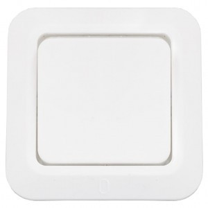 Bylectrica выкл. СУ 1 кл., белый (корп. ABS) С1 4-003