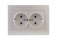 Lezard RAIN роз. СУ 2 мест. жемчужно-бел. металлик, земля, керамика (корпус PC) 703-3030-127