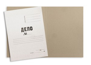 Папка обложка Дело 380г/м2 мелованная, 10 шт/уп 874888