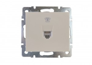 Lezard RAIN мех. роз. телеф. СУ 1 мест. крем (корпус PC) 703-0388-137