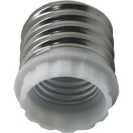 Ecola патрон-переходник с цоколя E40 на E27 Белый (инд. штрих-код) A8T17WEAY (15!)