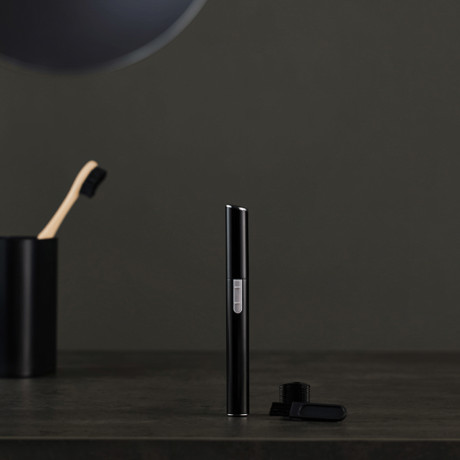 LEBEN Триммер универсальный мужской, 13см, 1 насадка, 1 щетка, алюминий, пластик, питание 1xААA