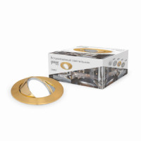 Gauss CA007 св-к встр. поворот. MR16 Круг литой 85(75)x25 Золото