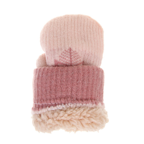 GALANTE Варежки детские на флисовой подкладке, р.14, 100% акрил, разноцветные, ОЗ25-34