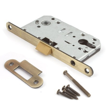 Замок врез БЕСШУМНЫЙ 5300-P-AB (бронза) Apecs (межос -85мм) \5 (40)