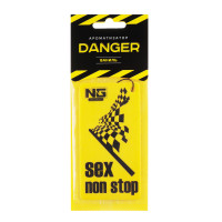 NEW GALAXY Ароматизатор бумажный Danger/Sex non stop, 8гр., ваниль