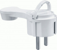 Navigator вилка NCA-PL06-16A-E-WH плоская с/з белая, 61365