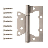 Петля CODE DECO 100х75-B2-NIS БЕЗ врезки 2подшипника (матовый никель)  \2 (25/100)