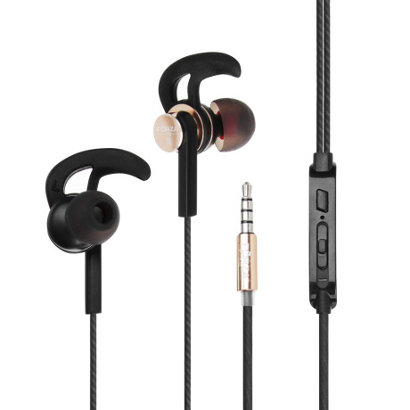 FORZA Наушники проводные внутриканальные Flat, гарнитура, доп.насадки, коробка картон