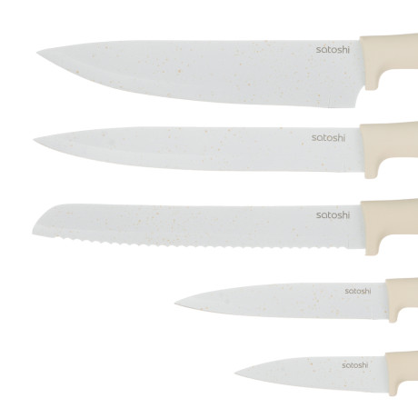 SATOSHI Плуа Набор ножей кухонных 6пр, на подставке