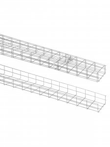 TDM Лоток проволочный 80х200х3000-3,8мм (цена за метр) SQ2905-0118