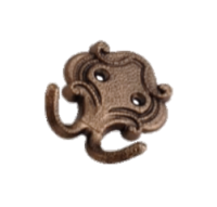 Крючок мебельный 2 Беларусь, цвет медь