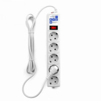 Power Cube (КУБ) Классик сет. удл.-фильтр ПВС 3х0.75 5роз. 3м 10А БЕЛЫЙ (РФ) SPG-B-10-WHITE