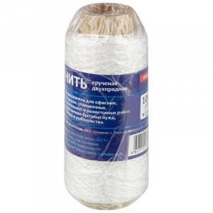 Нить полипропилен, белая,  d=1,3мм, втулка 100м 82287