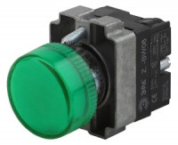 ЭРА Индикатор LAY5-BU63 зеленого цвета d22мм