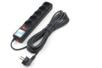 Power Cube (КУБ) Классик сет. удл.-фильтр ПВС 3х0.75 5роз. 5м 10А ЧЕРНЫЙ (РФ) SPG5-С5