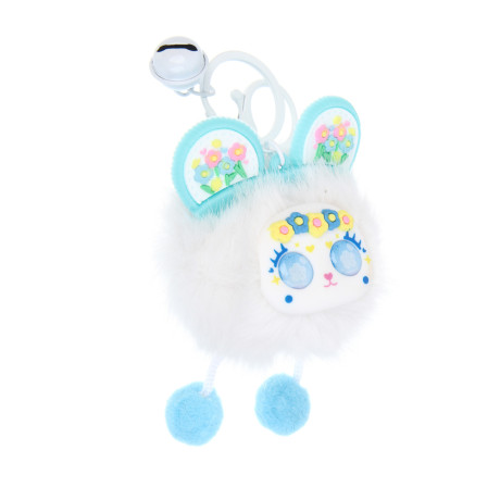 ИГРОЛЕНД Брелок-подвес пушистый "Чудинка", 10х8 см, полиэстер, металл, микс