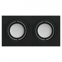 WOLTA св-к встраив.поворотн. ALTO IP20 под лампу 2xGU5.3 черный 175x92x22 WDL-GU5.3/01-02