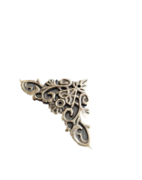 Декоративный элемент &quot;Треугольная фигура&quot; 65х36мм, бронза