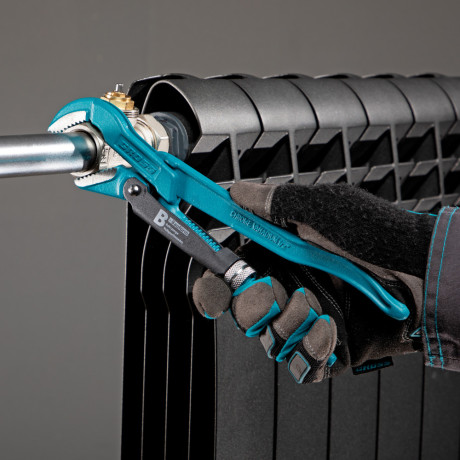 Ключ трубчатый рычажный 0.5, №0, цельнокованый, CrV, тип "B" Gross