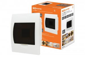 TDM бокс (корпус) пластик ЩРВ-П- 6 мод. встраиваемый IP41 SQ0902-0002