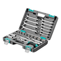 Набор инструментов, 1/2&quot;, CrV, пластиковый кейс 31 предмет Stels