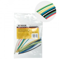 Stekker термоусадочная трубка ТУТ набор 2/1 мм 10 см мультиколор (уп 21шт,цена/уп) HST-210-10M 39710