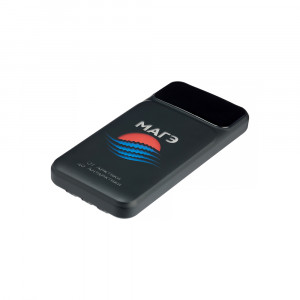 BY МАГЭ Аккумулятор мобильный, 10000мАч, встроенные кабели, индик.заряда, светящийся логотип