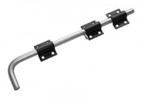 Засов Домарт универсальный ЗУ-400 мод.2 черный d-16мм5)