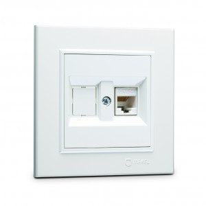 Makel Karea роз. компьют. СУ 1 мест. бел. (RJ45) 56001035