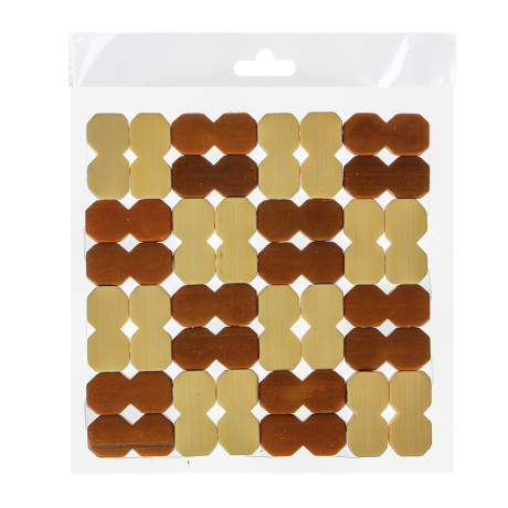 Подставка под горячее  "Клетка",  13x13см, бамбук