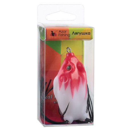 AZOR FISHING Лягушка силиконовая "Крези" 55 мм, 5 цветов