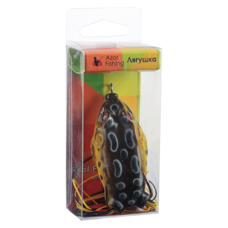 AZOR FISHING Лягушка силиконовая "Крези" 55 мм, 5 цветов