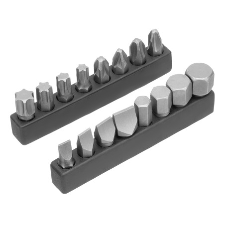 Набор инструментов, 1/2", 1/4", пластиковый кейс, 82 предмета Сибртех