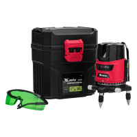 Лазерный уровень CRX-30G, 30 м, зеленый луч, батарейки, резьба 5/8&quot; MTX