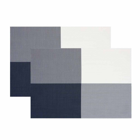 Набор салфеток сервировочных ПВХ, 2шт, 30x45см, "Графика", 4 цвета