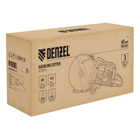 Бензорез МС-6535, 65 см3, диаметр диска 350 мм DENZEL