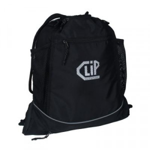Рюкзак-мешок 46x42см, 1 отд., 4 карм., карман - сетка для мяча, фактурный ПЭ, усиленные углы, черный