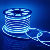 APEYRON неон св/д гибкий (МИНИ) 220V 5,5W/m 120led/m IP65 8x16, син (50м цена за 1м) БЕЗ ШНУРА 17-35