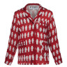 Пижама "Card" red, женская, красный с рисунком, разм. one size