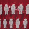 Пижама "Card" red, женская, красный с рисунком, разм. one size
